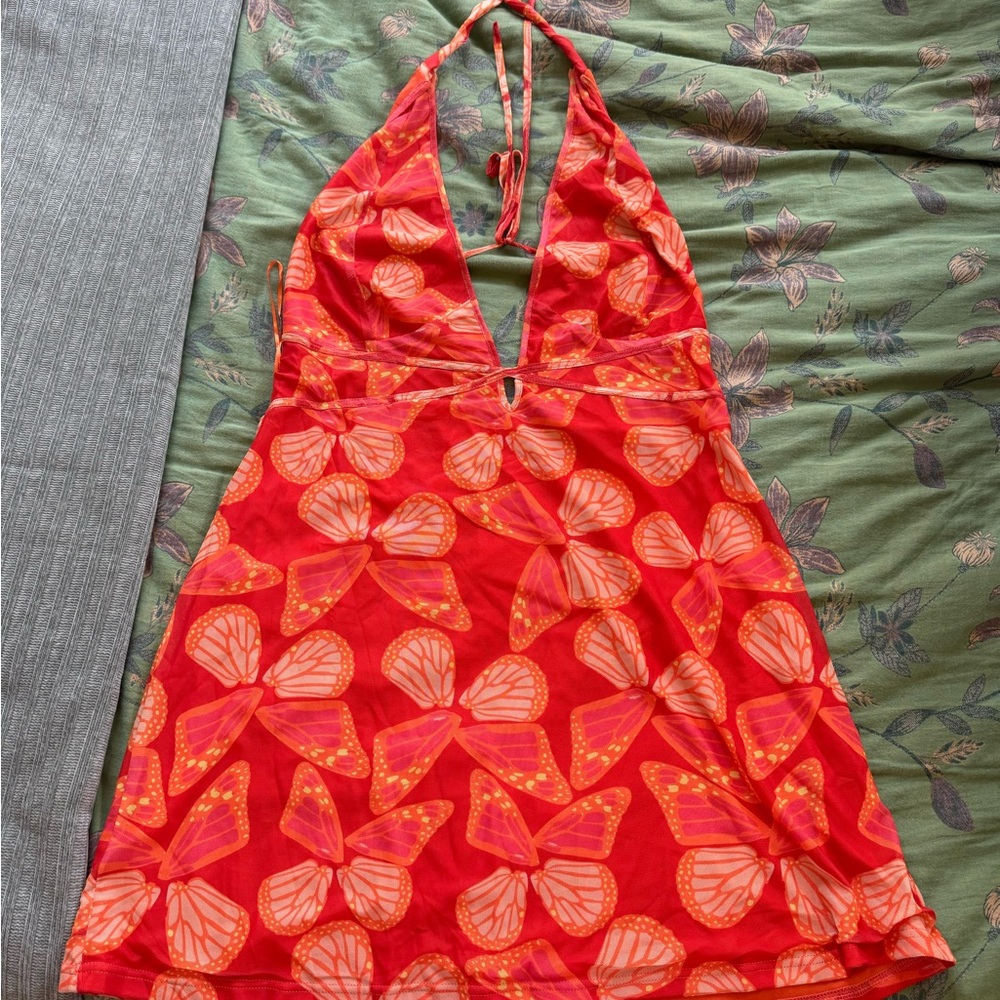 Butterfly Party Mini Dress